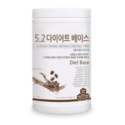 잡화사이트 [기타브랜드] 5.2 다이어트베이스 750g (커피맛) / 쉐이커포함, 상세 설명 참조