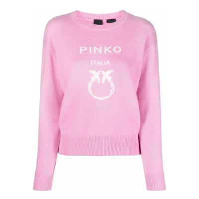 핀코 [핀코] 여성 로고 풀오버 니트(핑크) 1G174V Y7Z4 O95