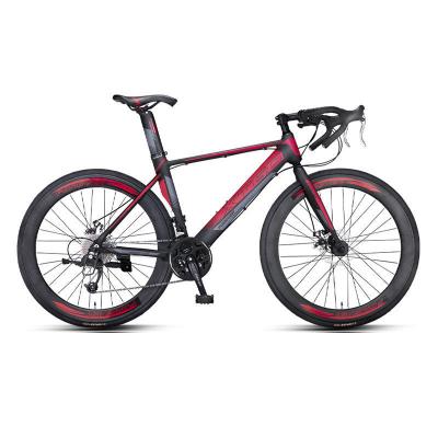 로드자전거 세계일주 로드자전거 27단 15KG 자전거 700C 90%박스배송 AC26, 빨간