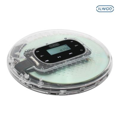 휴대용cd플레이어 일우 투명 CD플레이어 IW-ET07 휴대용 충전식 레트로 감성