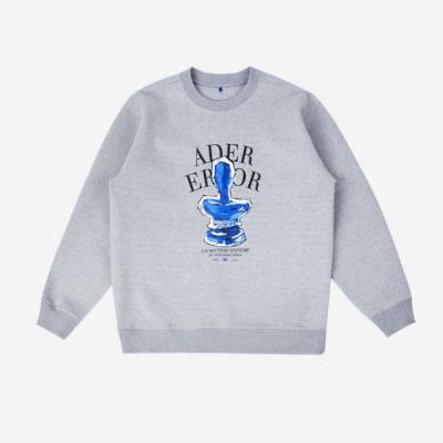 아더에러 아더에러 포트레이트 트로피 로고 스웨트셔츠 그레이 Ader Error Portrait Trophy Logo Sweatshirt Grey