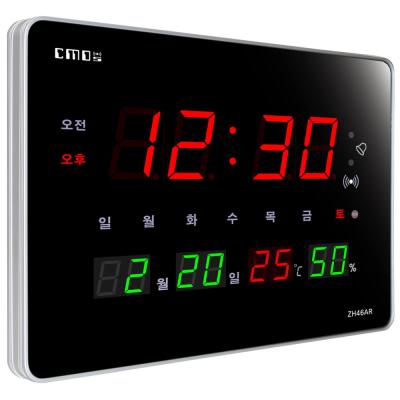 디지털벽시계 CMOS 조아몰 벽시계 전자시계 디지털벽시계 led 알람 시계 전기, 173A6S