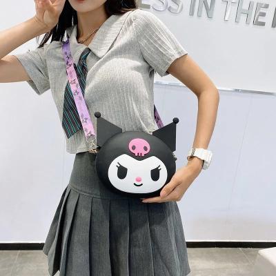핸드폰가방 Taobei 쿠로미 실리콘 가방 소녀 가방 핸드폰 가방 일본계 학생 숄더 크로스백
