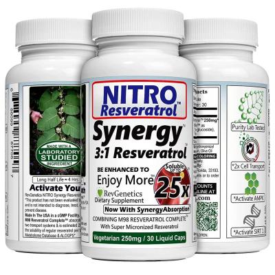 소스오브라이프 Nitro Synergy Resveratrol (Nitro250) 250mg 30정