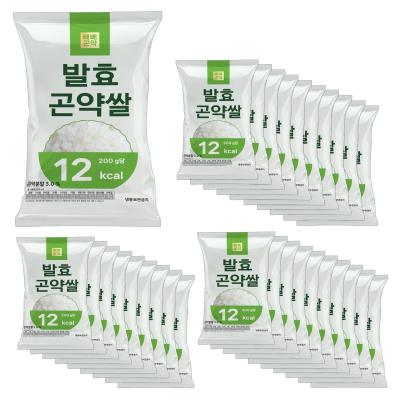 곤약쌀 빼빼곤약 발효곤약쌀 200g x 30팩 (100g당 7kcal)