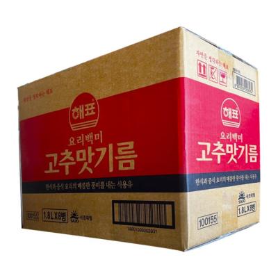식용유1.8l 해표요리백미고추맛기름 1.8L(주)사조대림 BOX(8), 단품