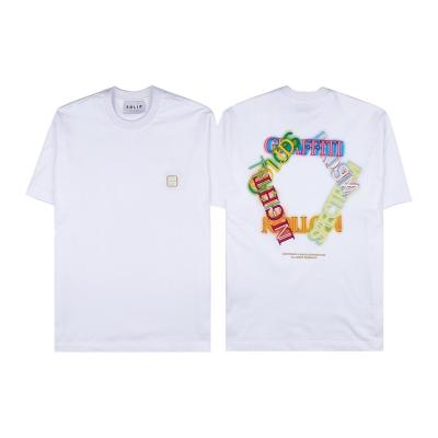 솔리드옴므 [솔리드옴므] [라벨루쏘]  헥사곤 로고 티셔츠 S231TS53 636W